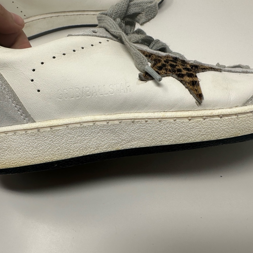 Golden Goose Super Star Leopard Printer Sneakers